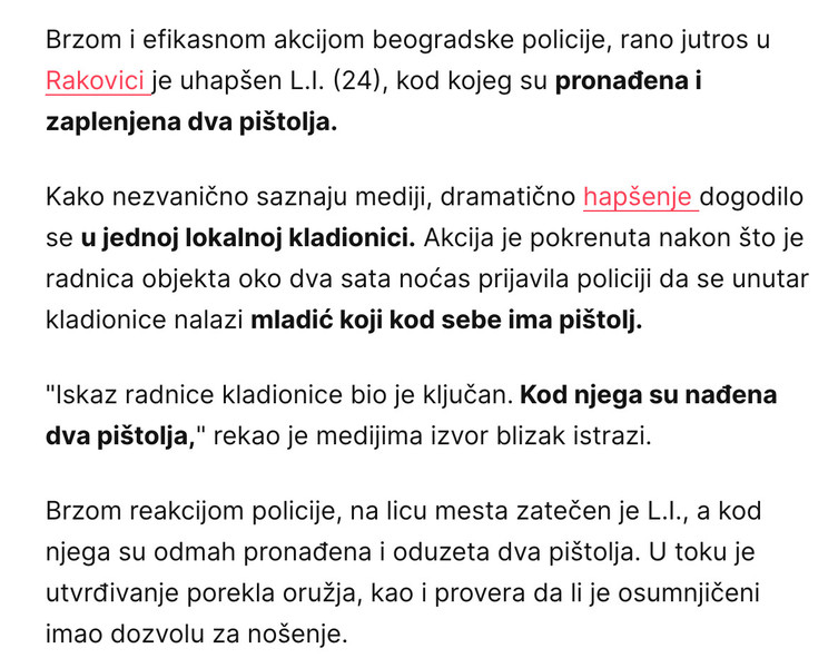 Serbia-avmp/Uhapseni-muskarci-u-Rakovici-zbog-pokusaja-pljacke-kladionice-_-Mondo1