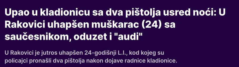 Serbia-avmp/Uhapseni-muskarci-u-Rakovici-zbog-pokusaja-pljacke-kladionice-_-Mondo