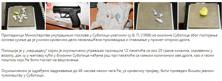 Serbia-avmp/Uhapseni-za-trgovinu-drogom1