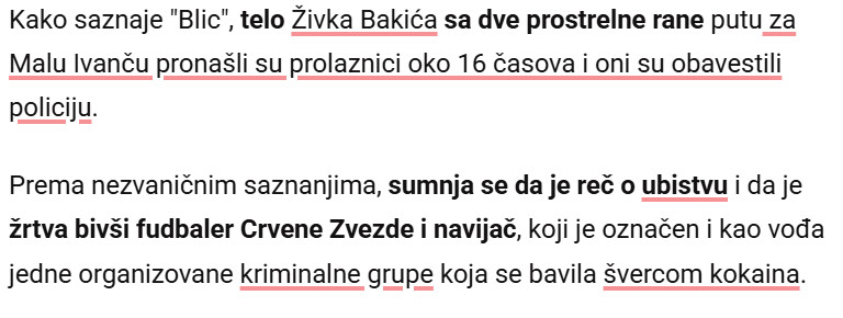Serbia-avmp/Voda-narko-klana-Zivko-Bakic-pronaden-mrtav-u-Sopotu_-Sumnja-se-na-ubistvo---Blic_2