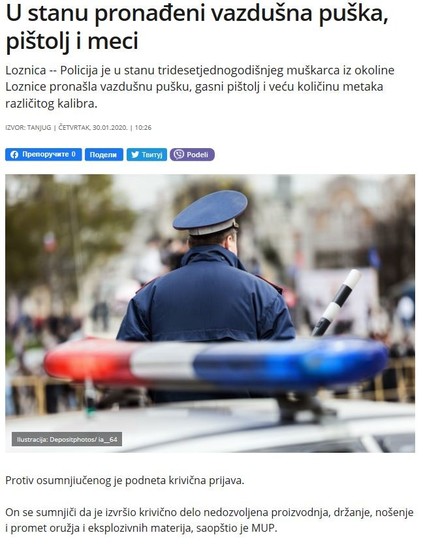 Serbia-avmp/Weapons-seized-in-Loznica