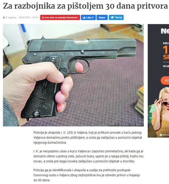 Serbia-avmp/Za-razbojnika-za-pistoljem-30-dana-pritvora