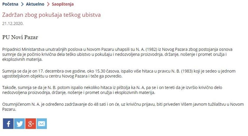 Serbia-avmp/Zadrzan-zbog-pokusaja-teskog-ubistva