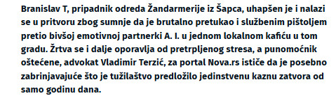 Serbia-avmp/Zandarm-iz-Sapca-pretio-sluzbenim-pistoljem-partnerk-u-lokalu