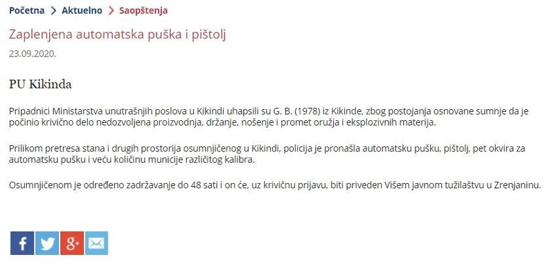 Serbia-avmp/Zaplenjena-automatska-puska-i-pistol