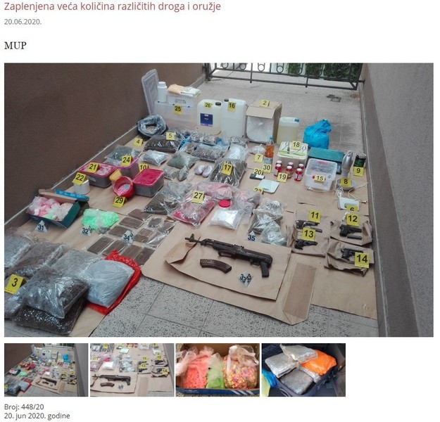 Serbia-avmp/Zaplenjena-veca-kolicina-razlicitih-droga-i-oruzje_1