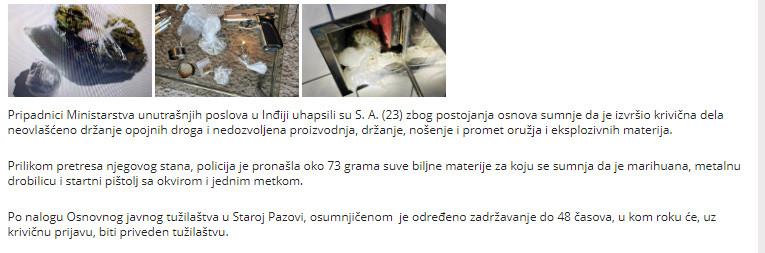 Serbia-avmp/Zaplenjeni-droga-i-pistolj1