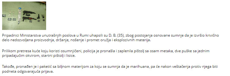 Serbia-avmp/Zaplenjeno-oruzje-uhapsen-osumnjiceni1