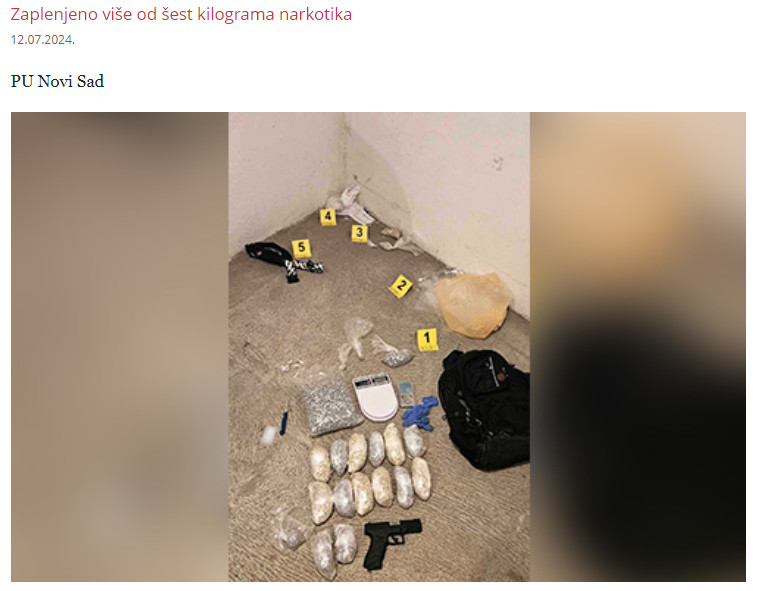 Serbia-avmp/Zaplenjeno-vise-od-sest-kilograma-narkotika