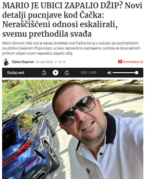 Serbia-avmp/Zrtva-ubici-zapalila-dzip_-Novi-detalji-pucnjave-kod-Cacka---Blic