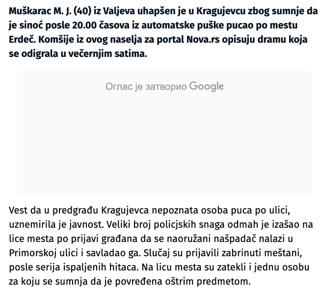 Serbia-avmp/_Hteo-je-da-ih-pobije-sve.-Planirao-je-da-baci-bombu__-Valjevac-pucao-kod-Krag