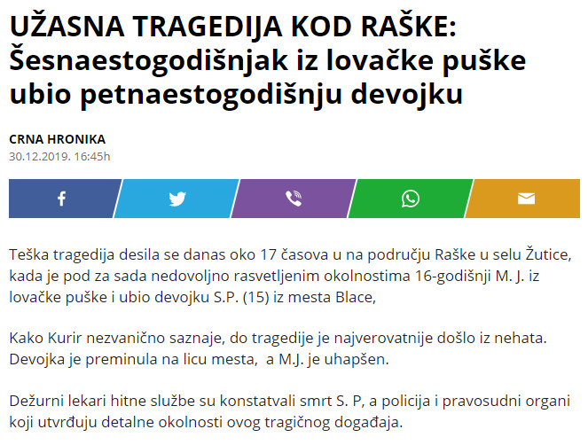 Serbia-avmp/www.kurir.rs_crna-hronikauzasna-tragedija-kod-raske-sesnaestogodisnjak-iz-lova