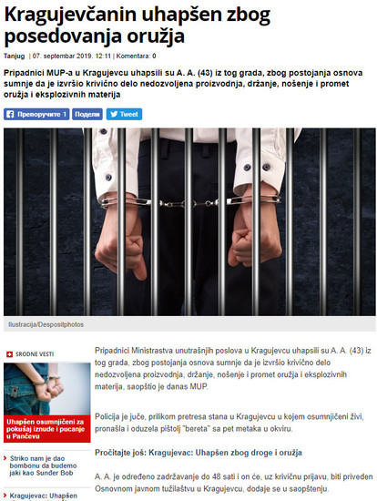 Serbia-avmp/www.novosti.rs_vesti_naslovna_hronika_aktuelno.291.html-Kragujevcanin-uhapsen-